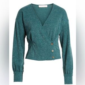 ASTR The Label Wrap Sweater Size M